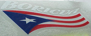 Boricua flag Sticker Special Design, Wholesale, Al por Mayor Puerto Rico